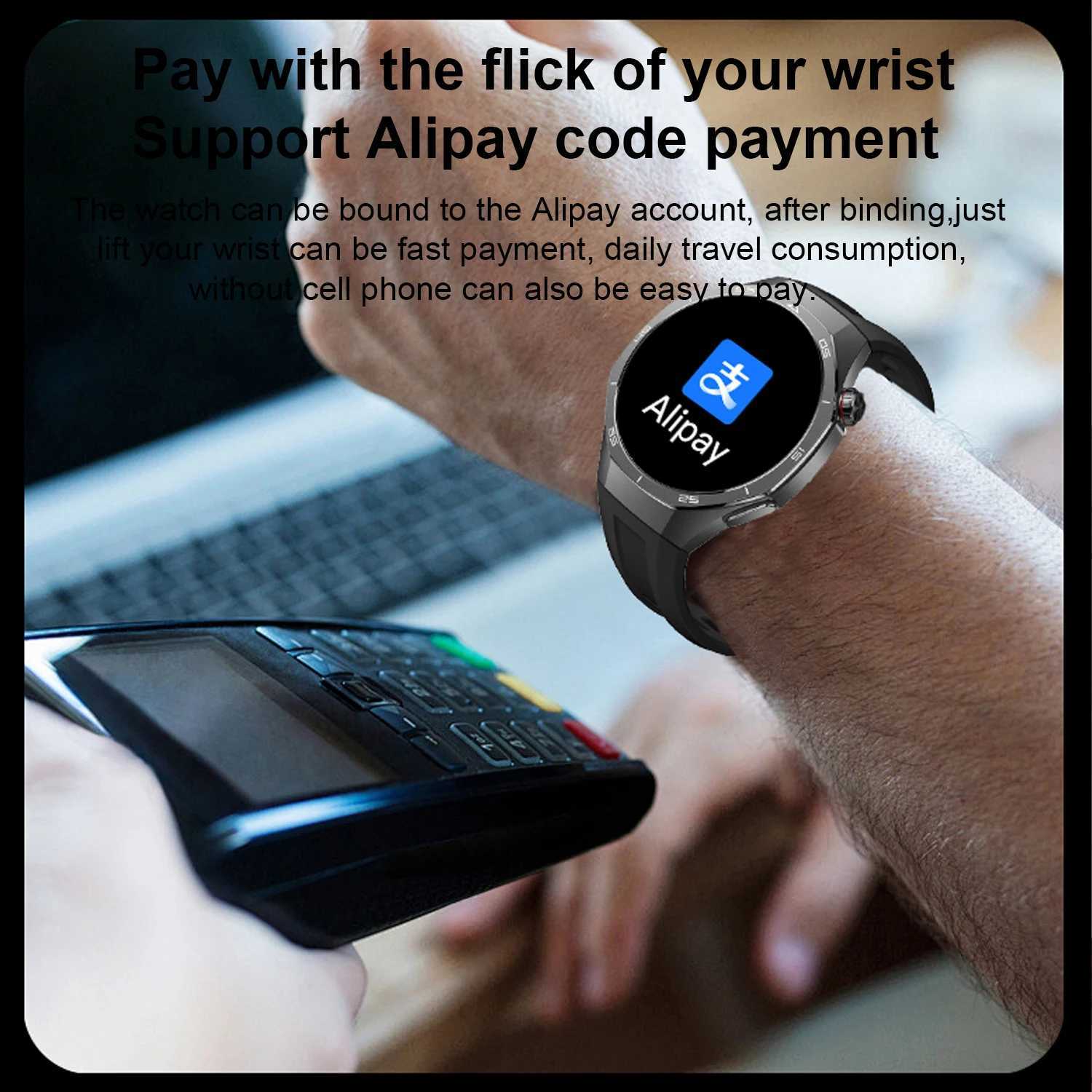 New GT5 Pro smartwatch 1.52 inch AMOLED Snoth call detection heart rate health monitoring watch for menXJ250408