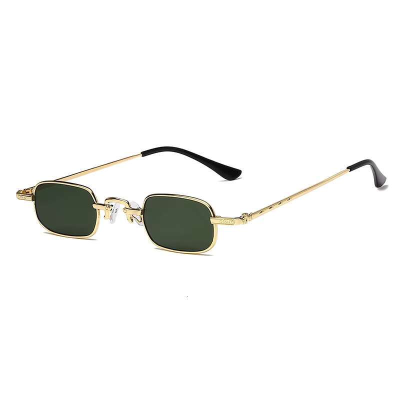 Fashion Small Rectangular Sunglasses Women Men Sun Shades Vintage Glasses