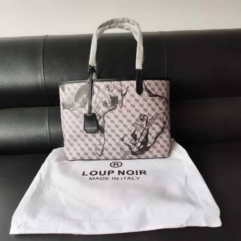 LOUP NOIR New Tote Bag for Women Famous Brands Bag Large Capacity Shoulder Women Bags LOUP NOIR Bag High Quality Casual TotesC250408