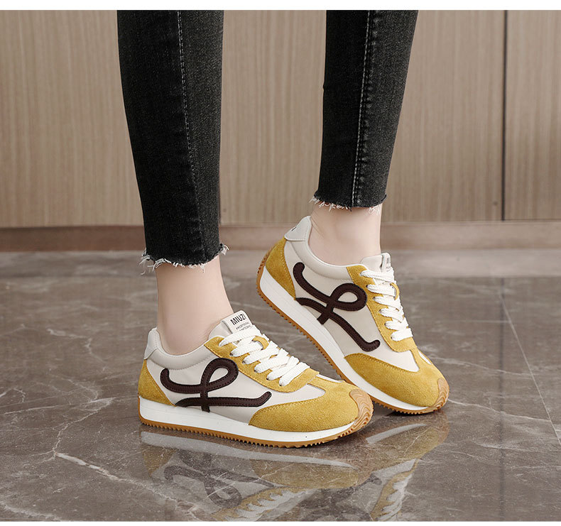 Casual shoes women flat shoes breathable comfortable wear-resistant sports shoes casual running outdoor travel
