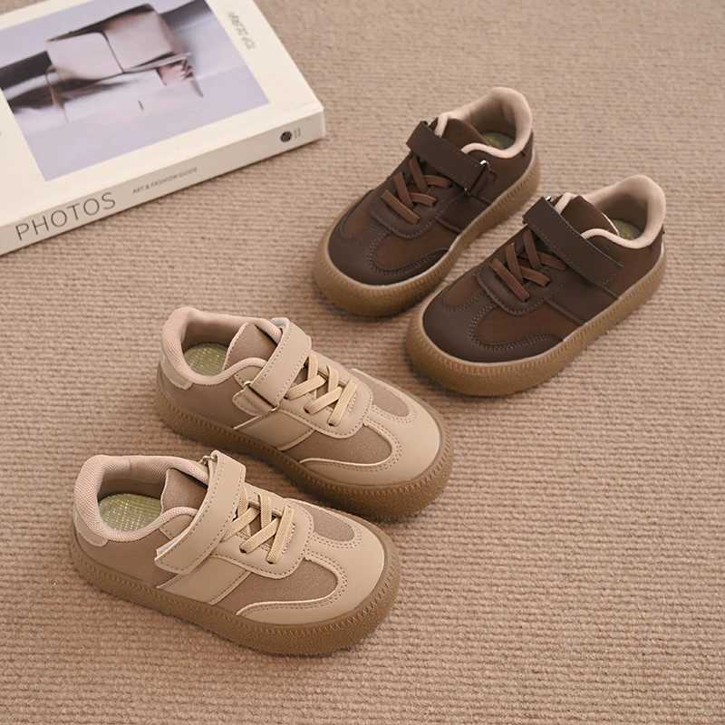 Boys and girls tennis shoes anti slip hook and loop childrens casual shoes Ins Trendy 2025 new fashion childrens running shoes soft and comfortable so