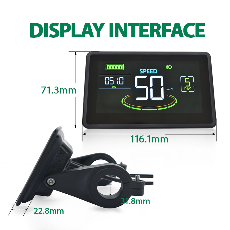 H6C Ciclocomputdor Para Bicicleta Large Screen Led Cycling Computer Accurate Waterproof Velocimetro Bicicleta Bike Accessories