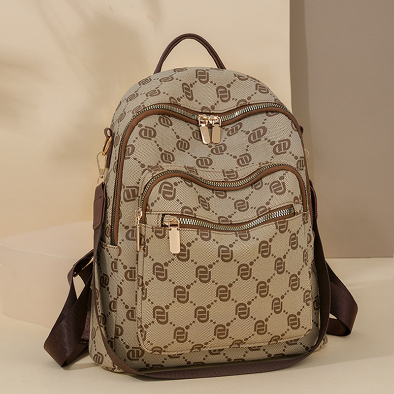 Free Shipping New Vintage Printed Backpacks Women All Fashion Single Shoulder Cross-Body Bags Commuting Women Bags Fashion Travel Bags