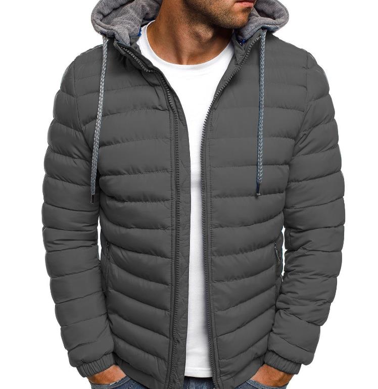 Winter hooded jacket mens warm street fashion casual outdoor Parka abrigo de plumon hombre 240822