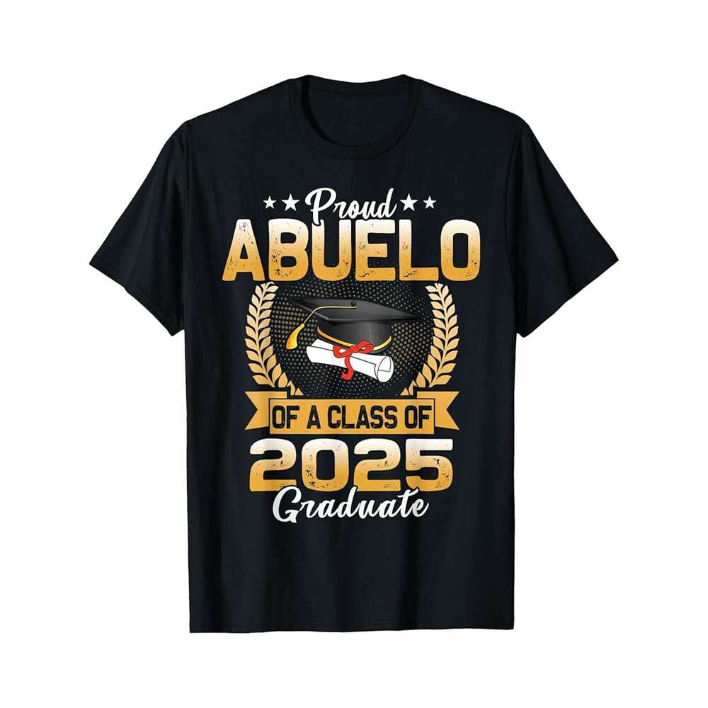 Designer T shirt Proud Abuelita of a Class of 2025 Graduate Abuelita Senior - 220g Tshits