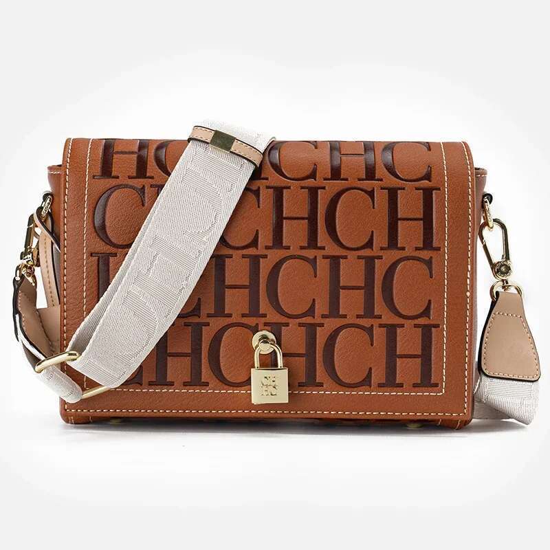 CH High Quality Brand Trend Fashion Elegant Classic Style Ladies Niche Design Crossbody Bag Letter Print