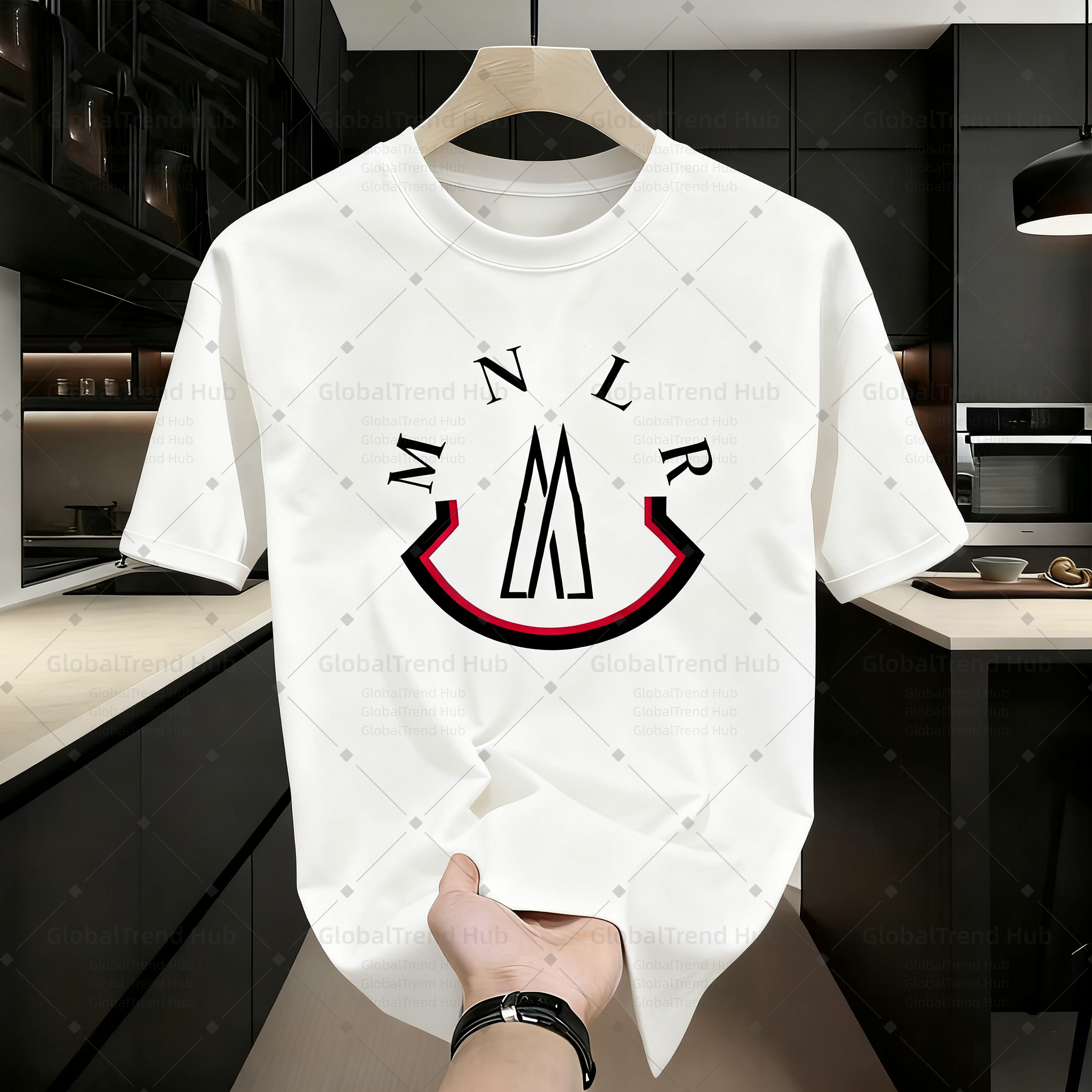 t shirt Buyers' PicksDesigner men's T-shirt High quality fashion casual simple embroidery heavy cotton T-shirt male and female couples must have Asia plus size