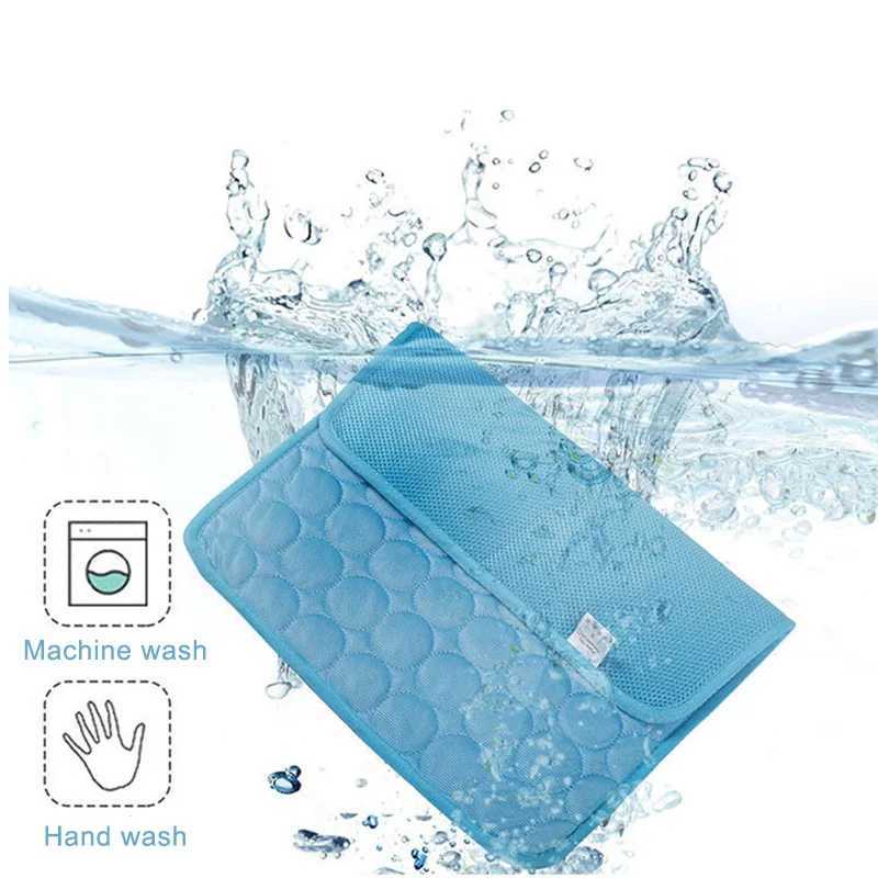 Pet dog cooling mattress ice blanket summer super large durable pad suitable for small large dogs and cats small dog blankets washable accessories Y25