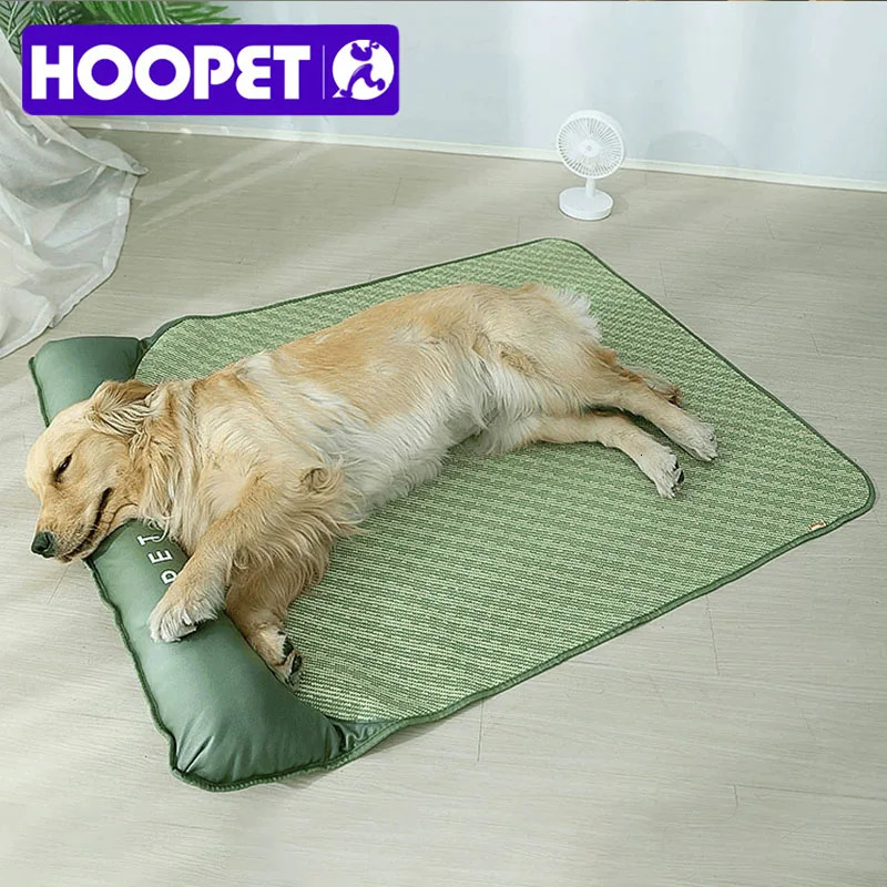HOOPET Summer Dog Bed Cat Cool Mat Breathable Pet Sleep Ice Cushion for Small Medium Large Dog Cat Pet Cooling Mat Supplies 250407