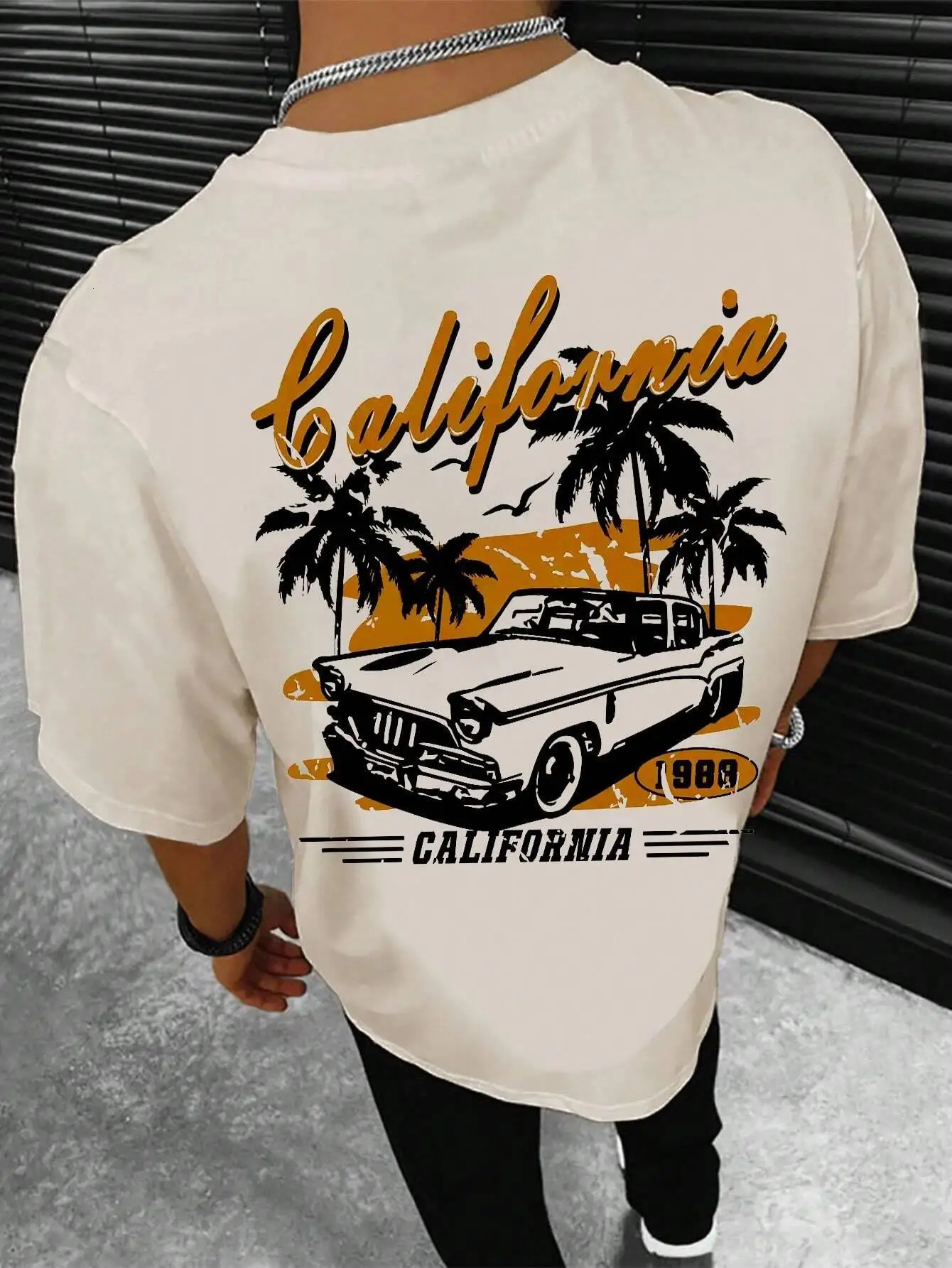 California Extreme Sports Racing Competition T-shirt Mens Fashion Cotton Summer T-shirt Hip Hop Extra Large Casual Top 250402