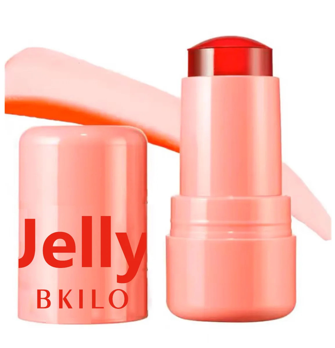 Jelly cheeks powder blusher lip color lasting moisturizing stickers 4color contour rouge makeup 250325