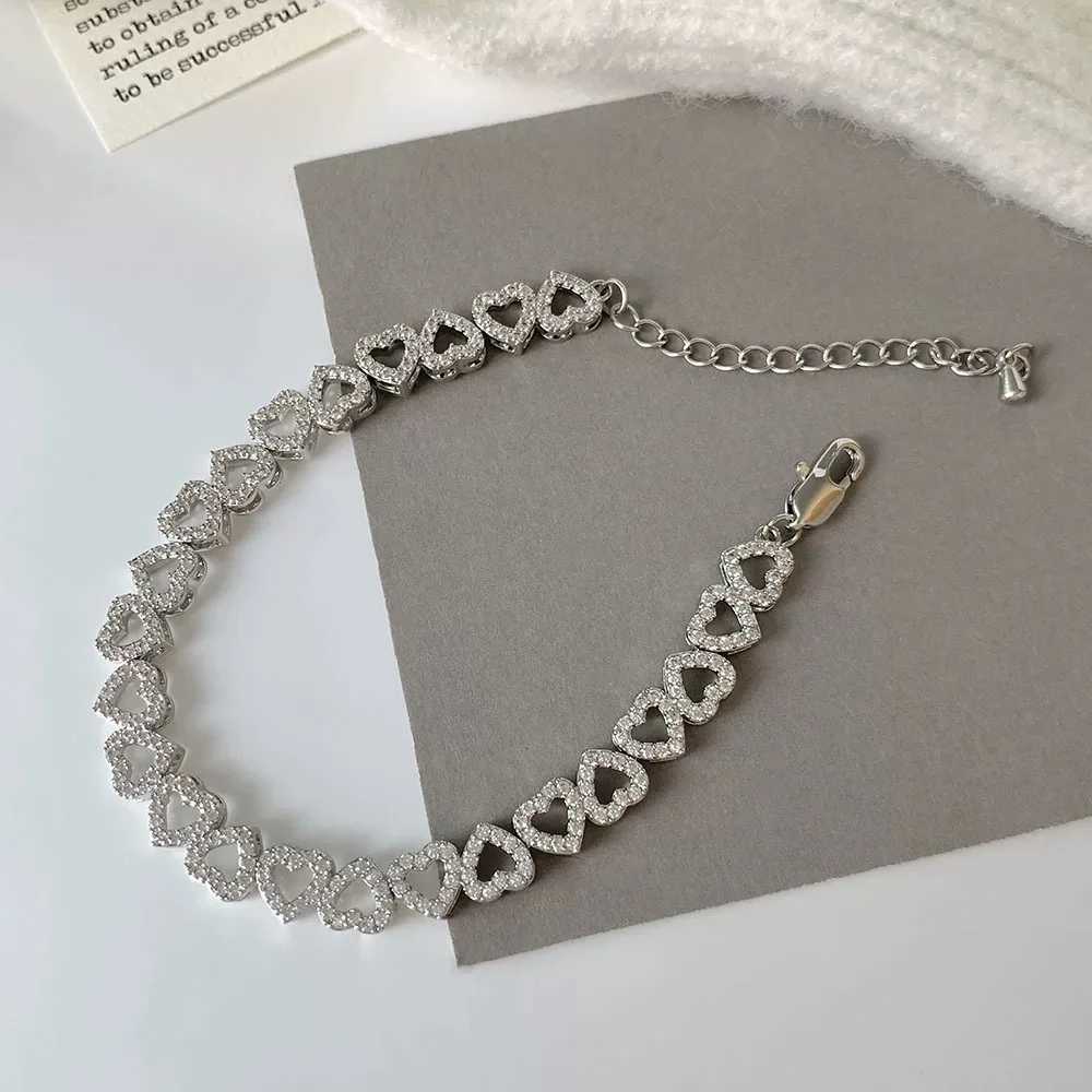 ZAKOL Sparkling AAA Zircon Hollow Bracelet Suitable for Womens Wedding Party Accessories Aesthetic Jewelry Gifts Y250408