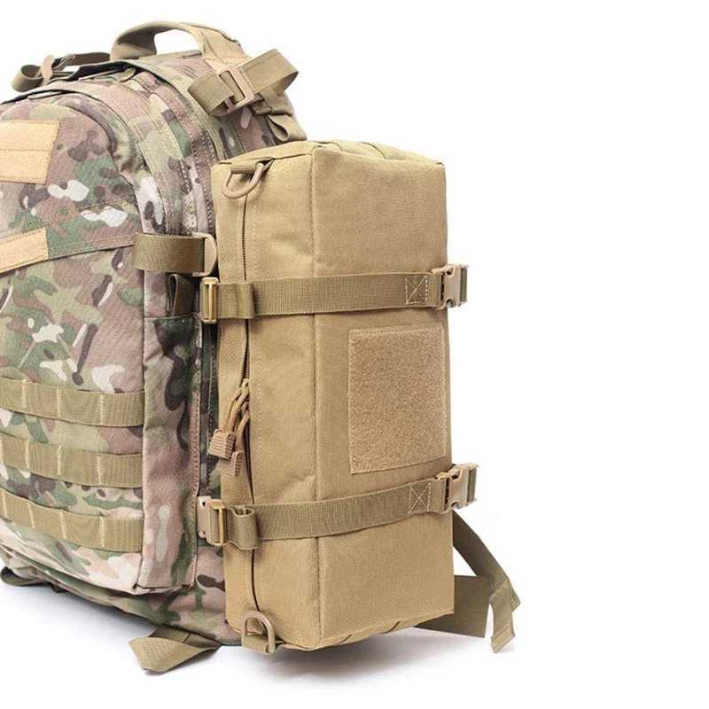 Military Tactical Backpack Travel Camping Bag Army Accessory Nylon Outdoor Sports Fishing Sling Hiking Hunting Men Molle PouchC250407