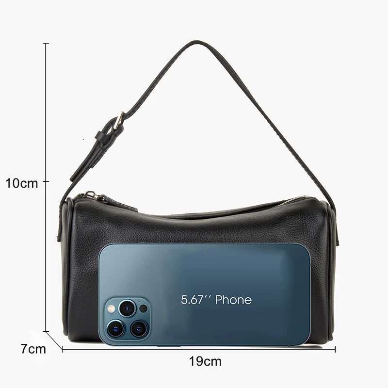 Donna-In Natural Cowhide Handbag For Women Genuine Full Grained Leather Top Handle Bag With Shoulder Strap Ing Sheepskin