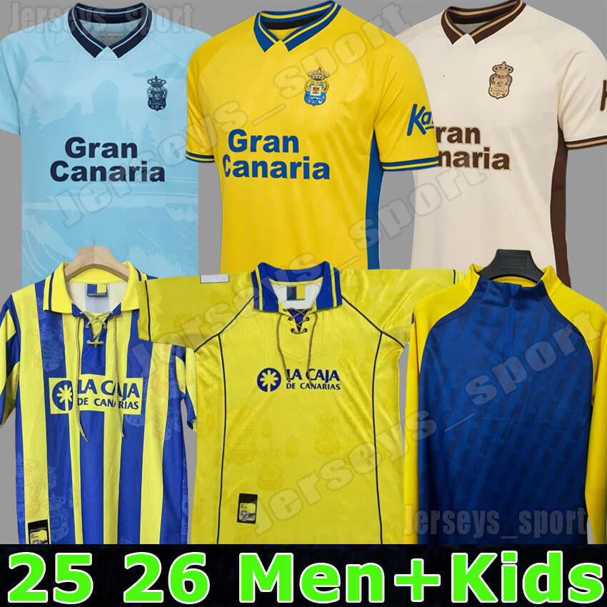 XXXL 4XL 25 26 UD Las Palmas Soccer Jerseys Retro 1997 98 ALE GARCIA MANU FUSTER 2025 2026 LOIODICE MARC IVAN GIL Football Shirts LUKOVIC E.CLEMENTE MARVIN Men Kids kits