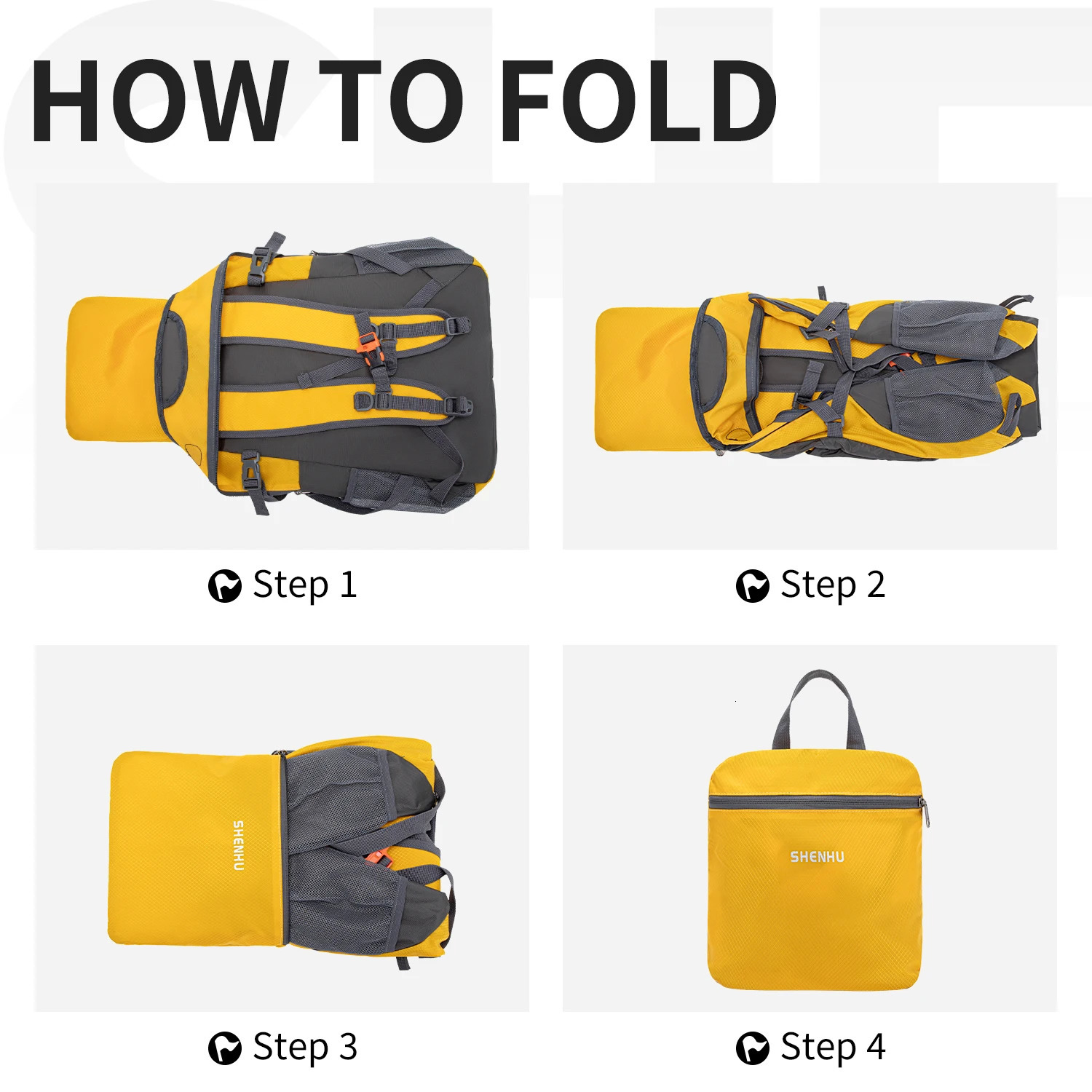 Ultra-Lightweight Packable Hiking Backpack Foldable Waterproof Camping Outdoor Sports 40L 250407