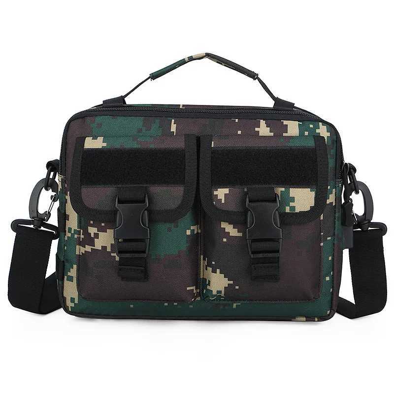 Oulylan Camouflage Shoulder Bag for Men Outdoor Crossbody Back Small Tool Bag USB Charging Handbag Sport Hiking BagC250407