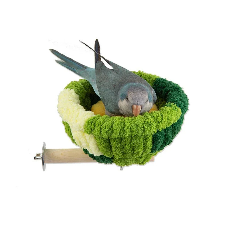 Pet parrot cage warm cabin tent bed hammock cave used for sleeping and hatching parrots nest supplies 250403