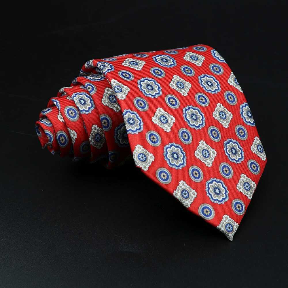 Mens Soft Slik Tie 8.5cm Plaid Dots Necktie Blue Green Gravatas For Men Paisley Floral Fit Wedding Party Suit Shirt Accessories X250407