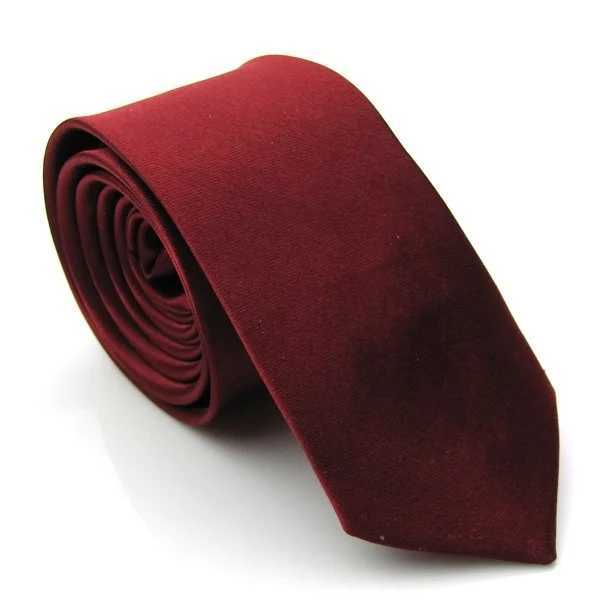 Mans Accessories Slim Skinny Tie for Men Jacquard Woven Solid Champagne Orange Red Purple Blue Ties Wedding Necktie corbatas par X250407