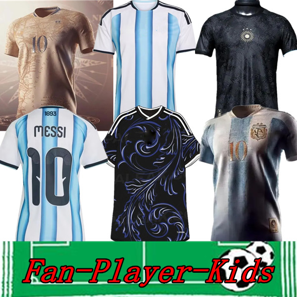 25 26 27 ArgenTiNa soccer Jerseys MESSIS GARNACHO DE PAUL National Team MARTINEZ Fans Player versio Maradona Football Shirts 2025 2026 FERNANDEZ men kids Kit