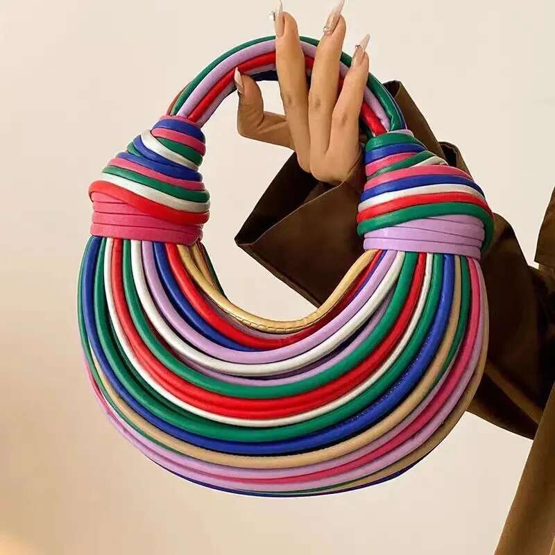 Shoulder Underarm Woven Noodles Messenger Women's Bag Designer Purses New Fashion Evening Handbag Dresses Suitcase Dinner