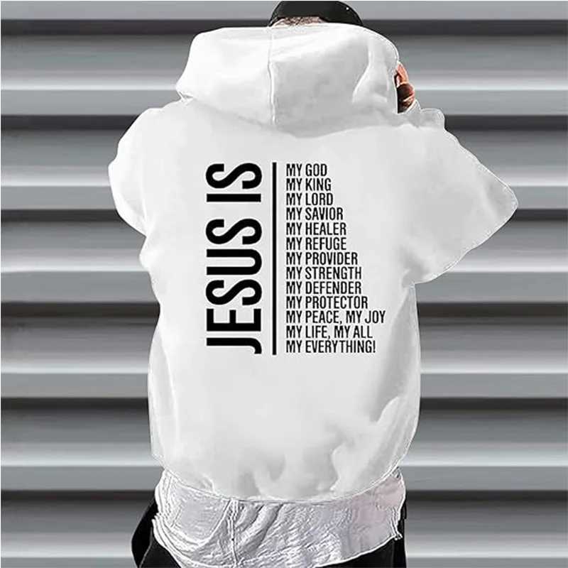 Jesus is my everything my God my Lord my Savior Christian mens hoodie W250408