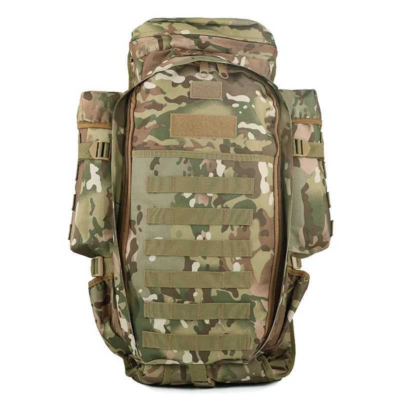NEW 70L Tactical Backpack High Capacity for Men Outdoor Hiking Bag Sports Attack Hunting Camping Rucksack BagC250407