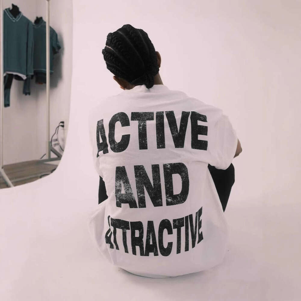 American street fashion trend hip hop unisex letter printed personalized design versatile T-shirt