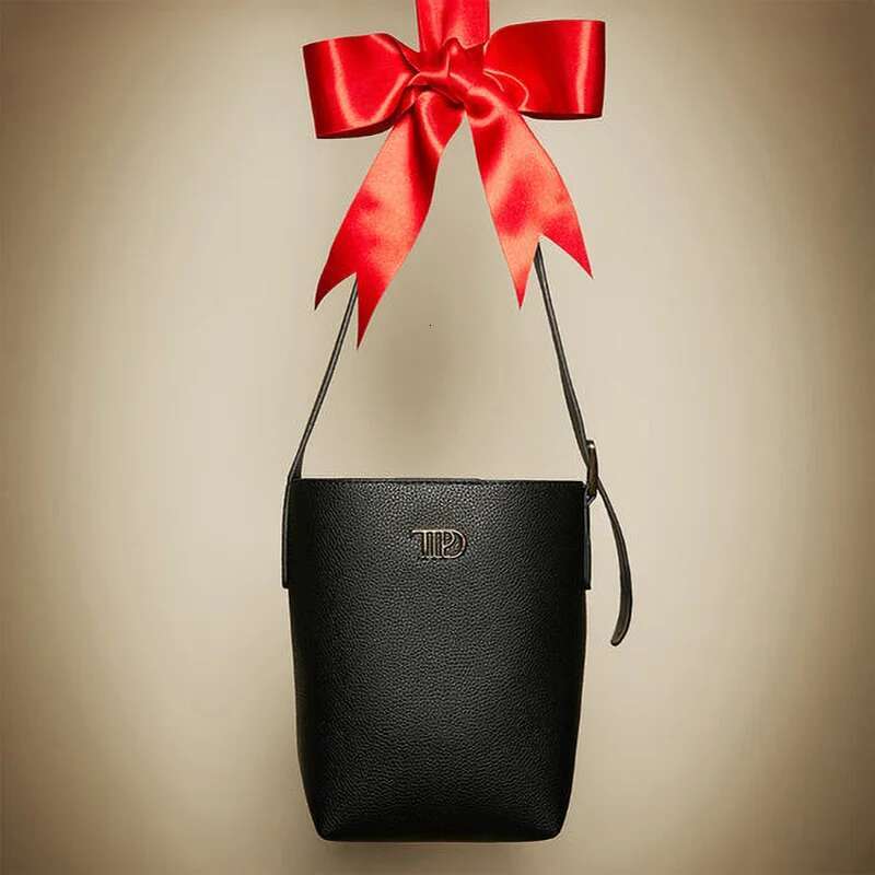 TTPD Black Purse Taylor's Merch PU Leather Shoulder Crossbody Bags Women Cube Wallet Designer Brand TS Female Bucket Bag