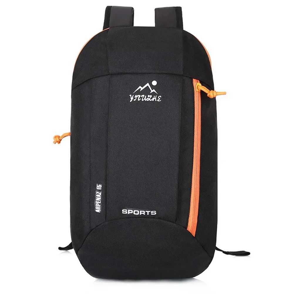 10L Outdoor Sports Light Weight Waterproof Backpack Travel Hiking Bag Zipper Adjustable Belt Shockproof Camping KnapsackC250407