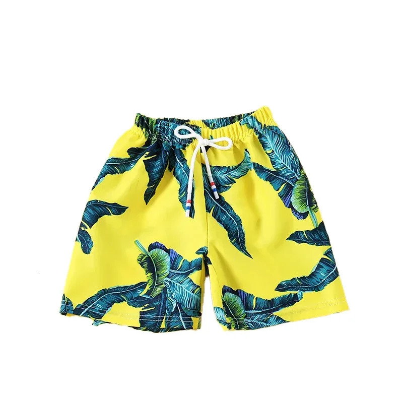 2025 Baby Boy Printed Swimming Trunks Clothes Children Toddler Green Shorts Kids Swimsuit Children Summer Swimwear Clothing 250408