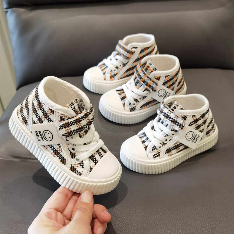 Kids Canvas Shoes Casual Sport Boys Girls Sneakers Shoes Kidszworld Soft Rubber Sole Flat Children Toddlers Canvas Shoes Size 20 - 31 K0632