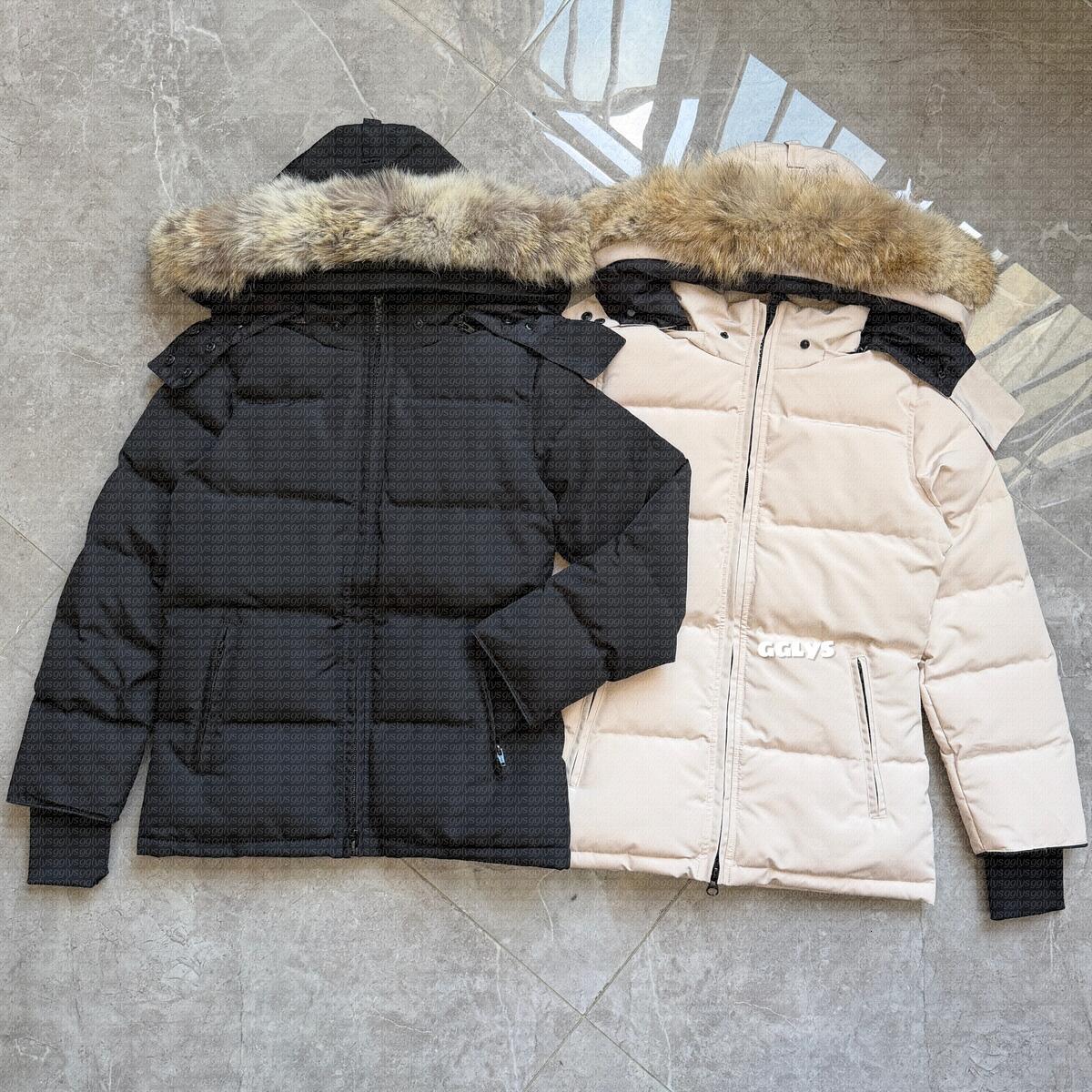 Winter Jacket Women Puffer Jackets Canada Parka Coats Wolf Fur Outdoor Wyndham Windbreaker Doudoune Femme Jacket goosewomens Thick Warm Skin Coat Windproof Coats