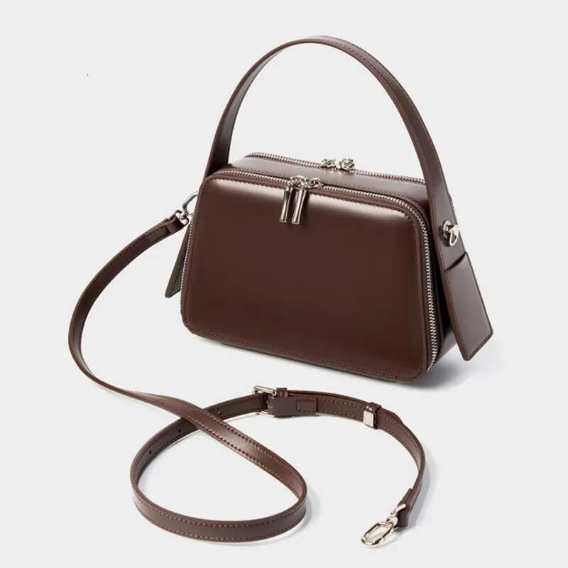 Fashion Underarm Cowhide Genuine Leather Handbags Women Vintage Shoulder Crossbody Bag Female High Quality Tote Bags