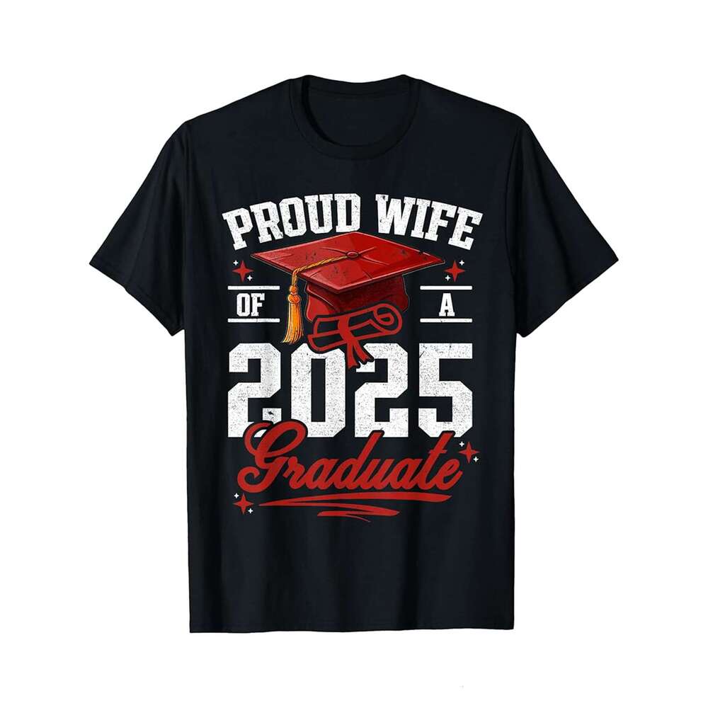 Designer T shirt Proud Tia of a class of 2025 graduate senior graduation - 220g Tshits