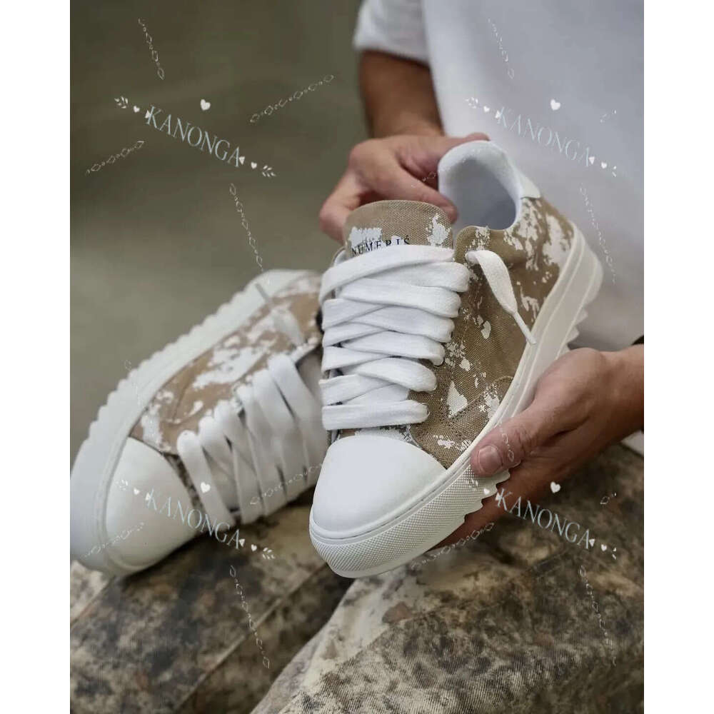 Streetwear Numeris Atelier Trainers Shoes Women Men Canvas Leather Casual Walking Rubber Sole Daily High Quality Comfort Couple Footwears Eu35-45 BOX