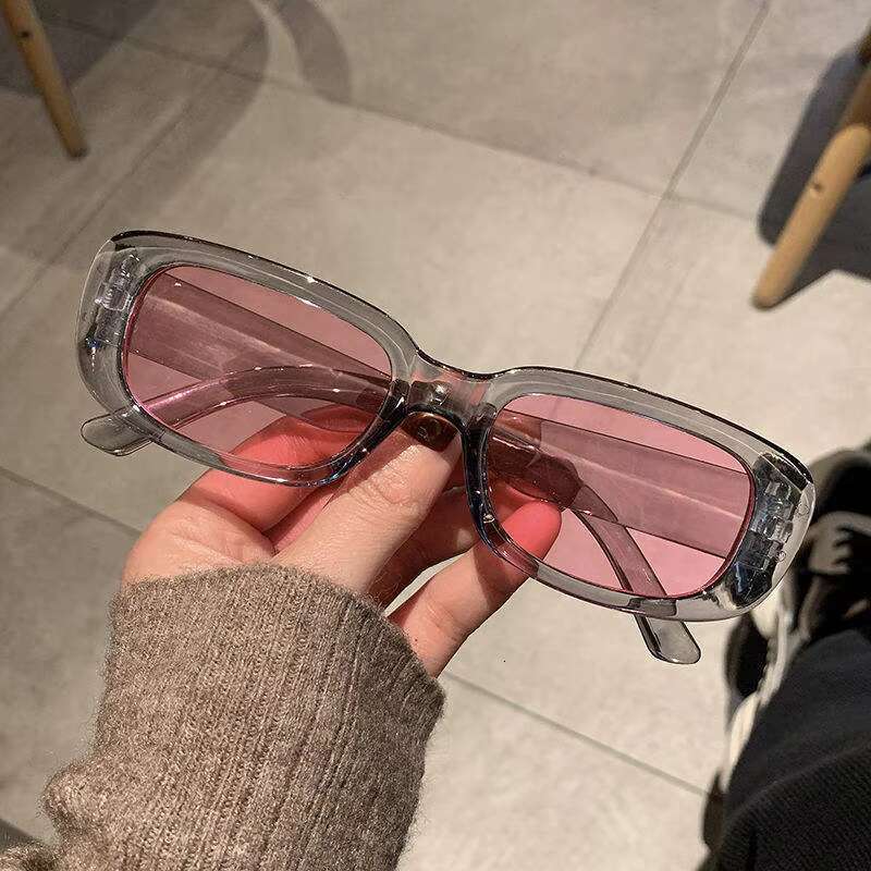 Rectangle Sunglasses for Women Retro Driving Glasses Vintage Fashion Narrow Square Frame UV Protection Retro Glasses Female Square Street Shot Hip Hop
