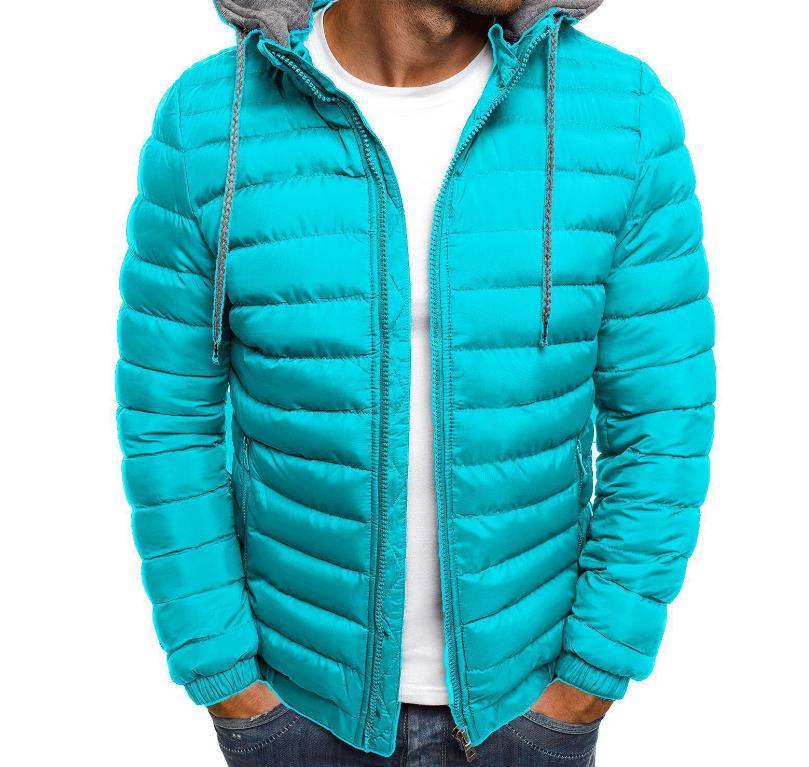 Winter hooded jacket mens warm street fashion casual outdoor Parka abrigo de plumon hombre 240822