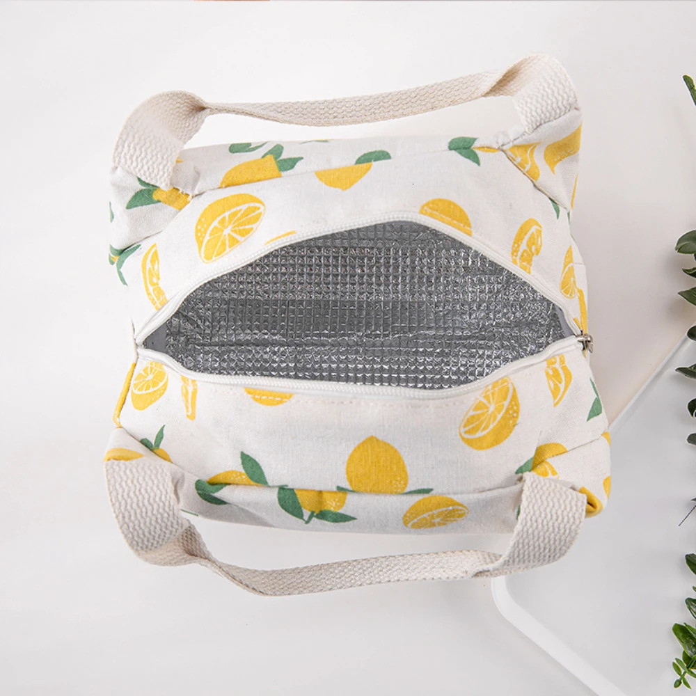 1 cute fruit lunch bag suitable for women portable insulated bento container school food 250401