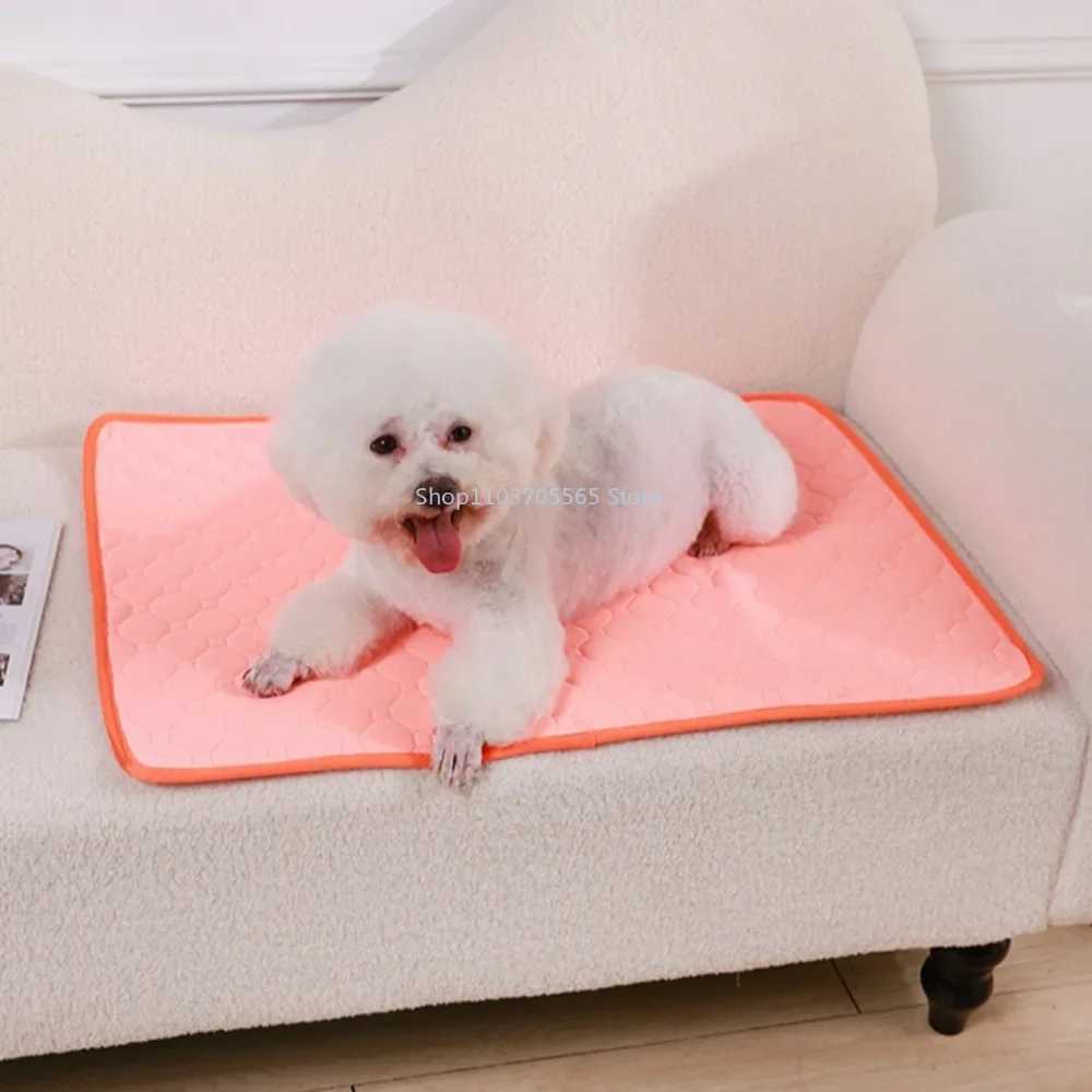 Reusable dog urine pads blankets absorbent diapers washable puppy training pads reusable dog urine pads Y250407
