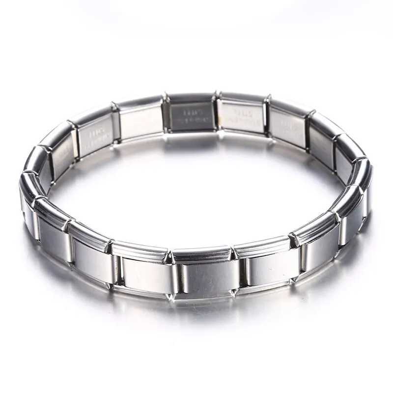 9 mm Wide Stainl Steel Bracelets Simple Tren Style Daily Wear Silver-Color Charm Bracelet For Wen On Party Unisex StyleC250408