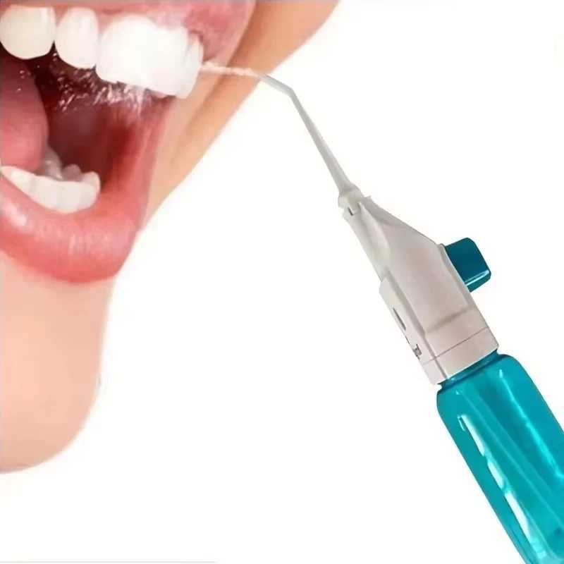 Household high-pressure oral irrigator portable teeth cleaning water dental floss manual high-pressure water toothbrush M250408