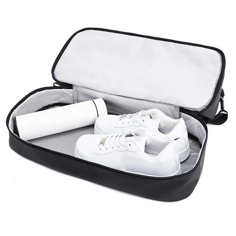 Sports and fitness yoga bag waterproof fitness bag with shoes companys large weekend overnight bag dry and wet separation travel bagXJ250408