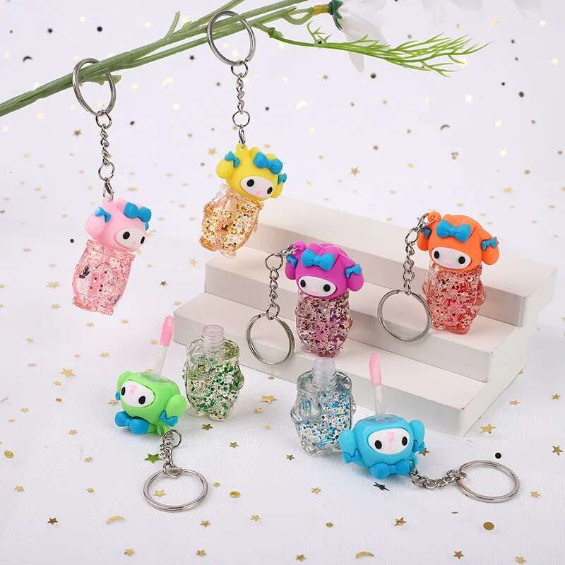24Pcs Cute Cartoon Oil Color Changing Vitamin E Moisturizing Long Lasting Lip Gloss Girls Women Lips Makeup Wholesale