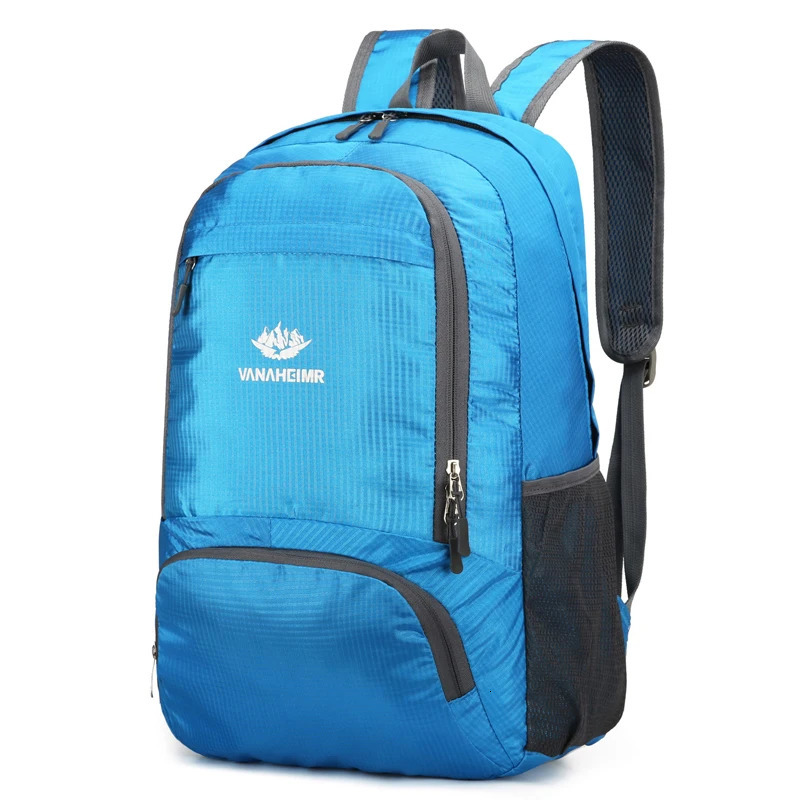 23L Packable Backpack Foldable Ultra Light Outdoor Duffle Bag Big Folding Knapsack Hiking Travel Rucksack Mountaineering Daypack 250407