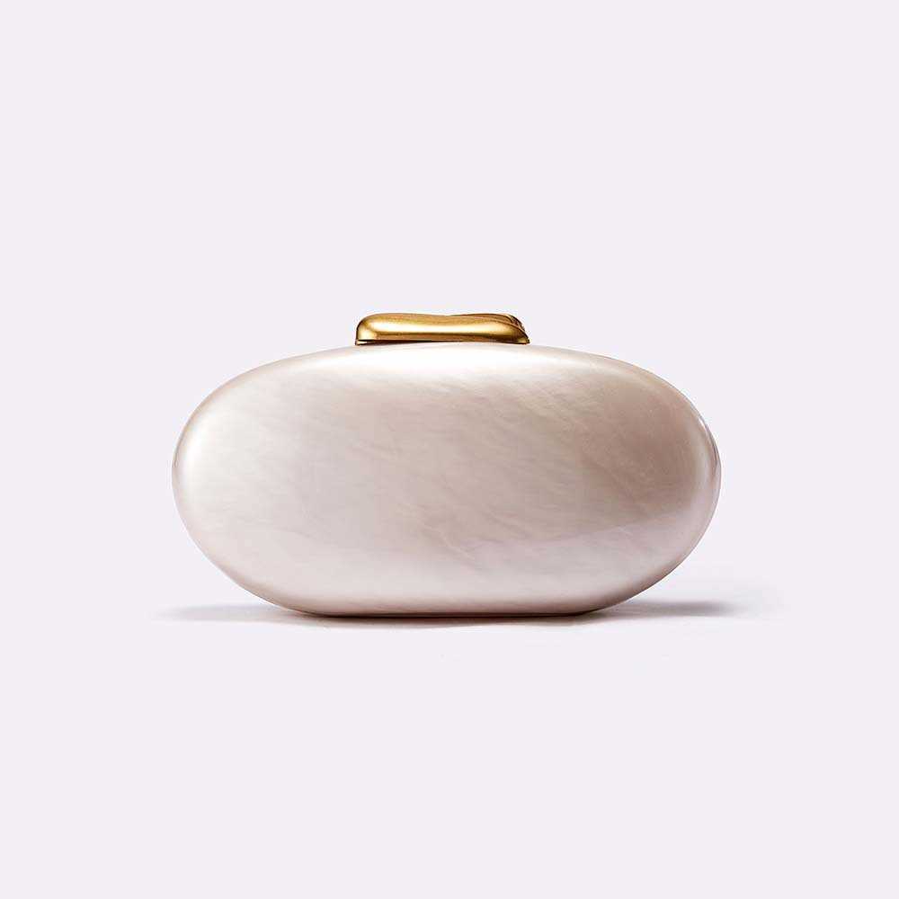 Womens Single Shoulder Bag Diagonal Cross Bag Shaped Shell Acrylic Fashion Wedding Banquet Handbag Bags