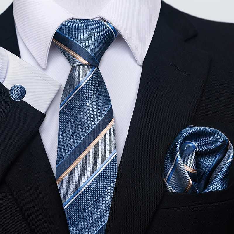 Brand Fashion 8 cm Tie Pocket Squares Set Wedding Present Necktie Suit Accessories Fit Formal Party Holiday Gift X250407
