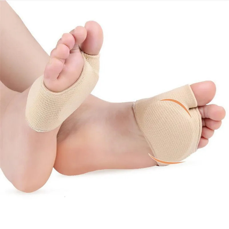 Silicone Gel Half Insoles for Metatarsal Forefoot Pain Relief Shoe Pads Ball of Foot Cushions For Hallux Valgus Corrector Socks 250408