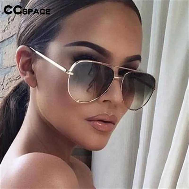 47726 XL Pilot Sunglasses Oversized Australian Key Luxury Pilot Female Shadow Retro Brand Glasses Designer Female Oculos UV400 W250408